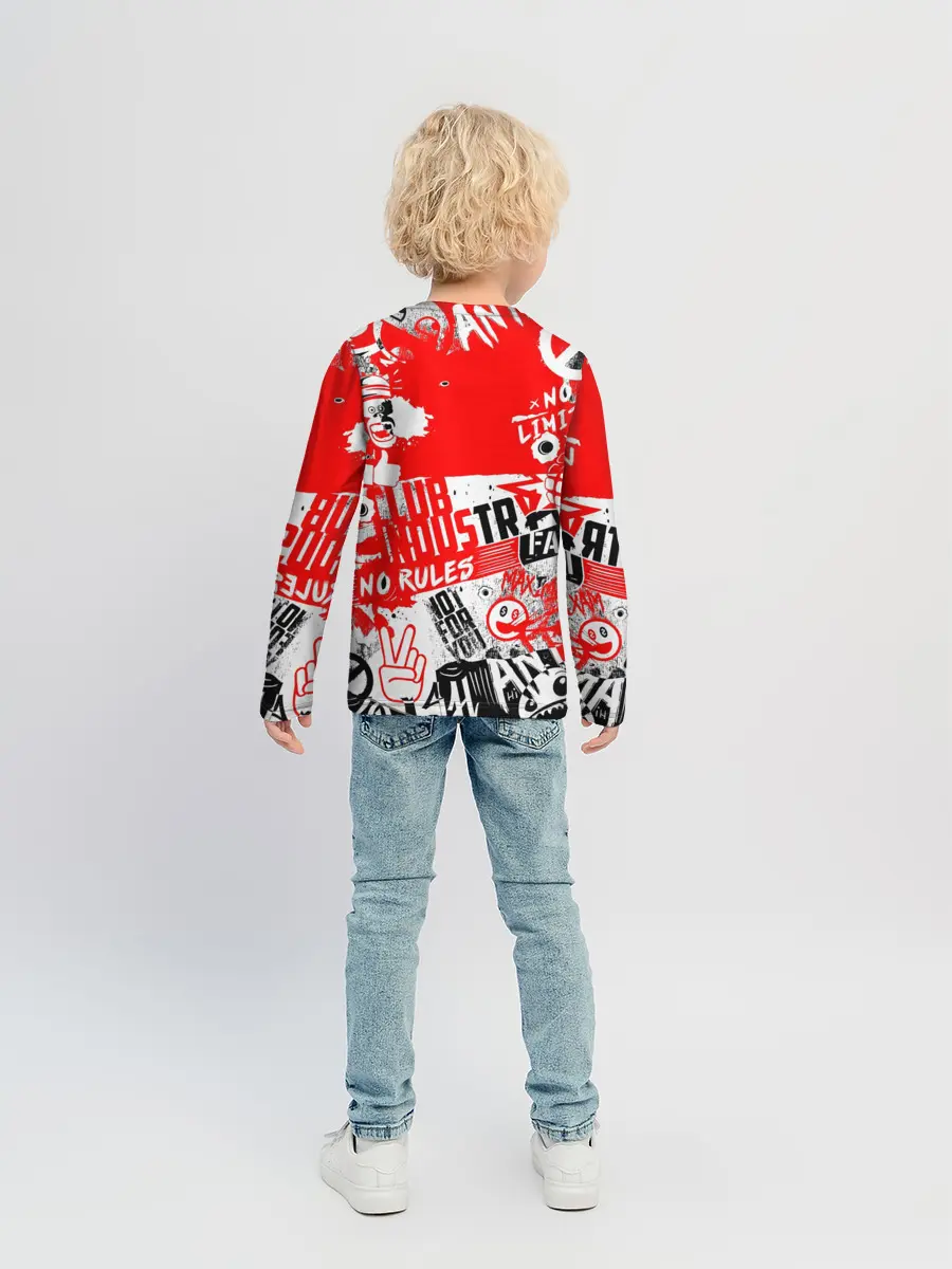 Детский лонгслив / Crazy