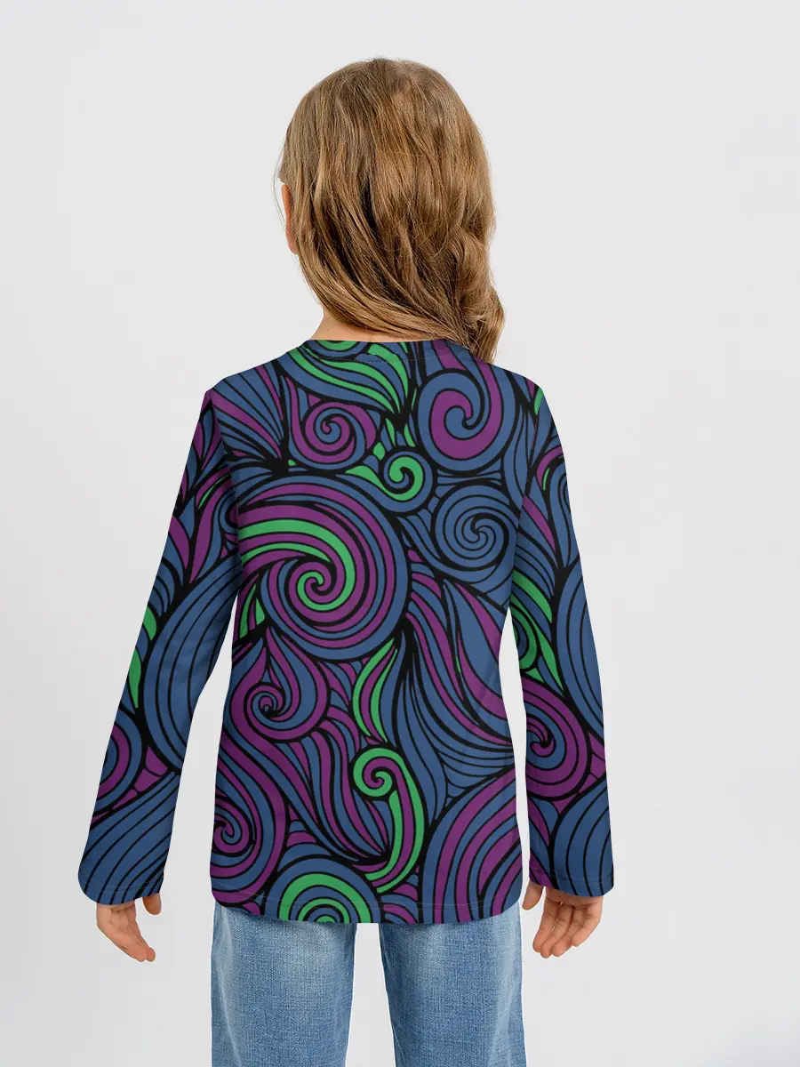 Детский лонгслив / Сказочный лес