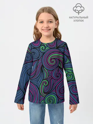 Детский лонгслив / Сказочный лес