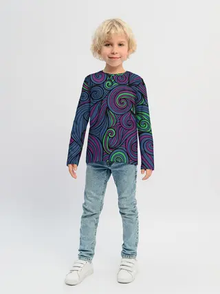 Детский лонгслив / Сказочный лес