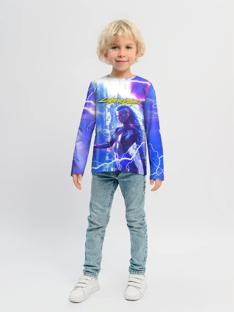 Детский лонгслив / CYBERPUNK 2077 | КИБЕРПАНК