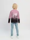 Детский лонгслив / Розовое сияние