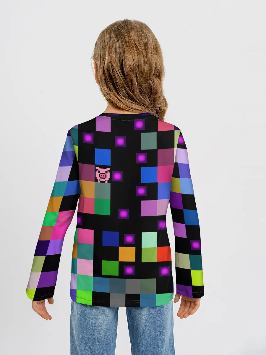 Детский лонгслив / Arcade Pig