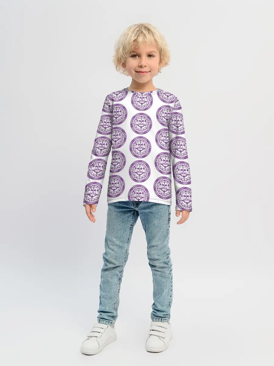 Детский лонгслив / Пентаграмма Весы