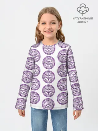 Детский лонгслив / Пентаграмма Весы