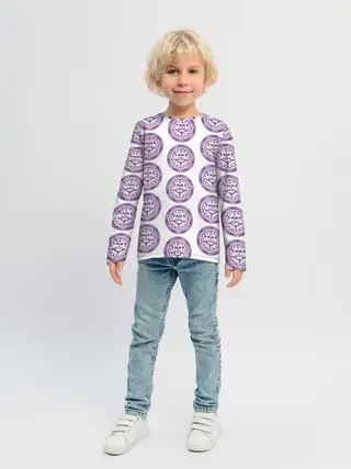 Детский лонгслив / Пентаграмма Весы