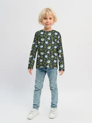 Детский лонгслив / Чай с мятой