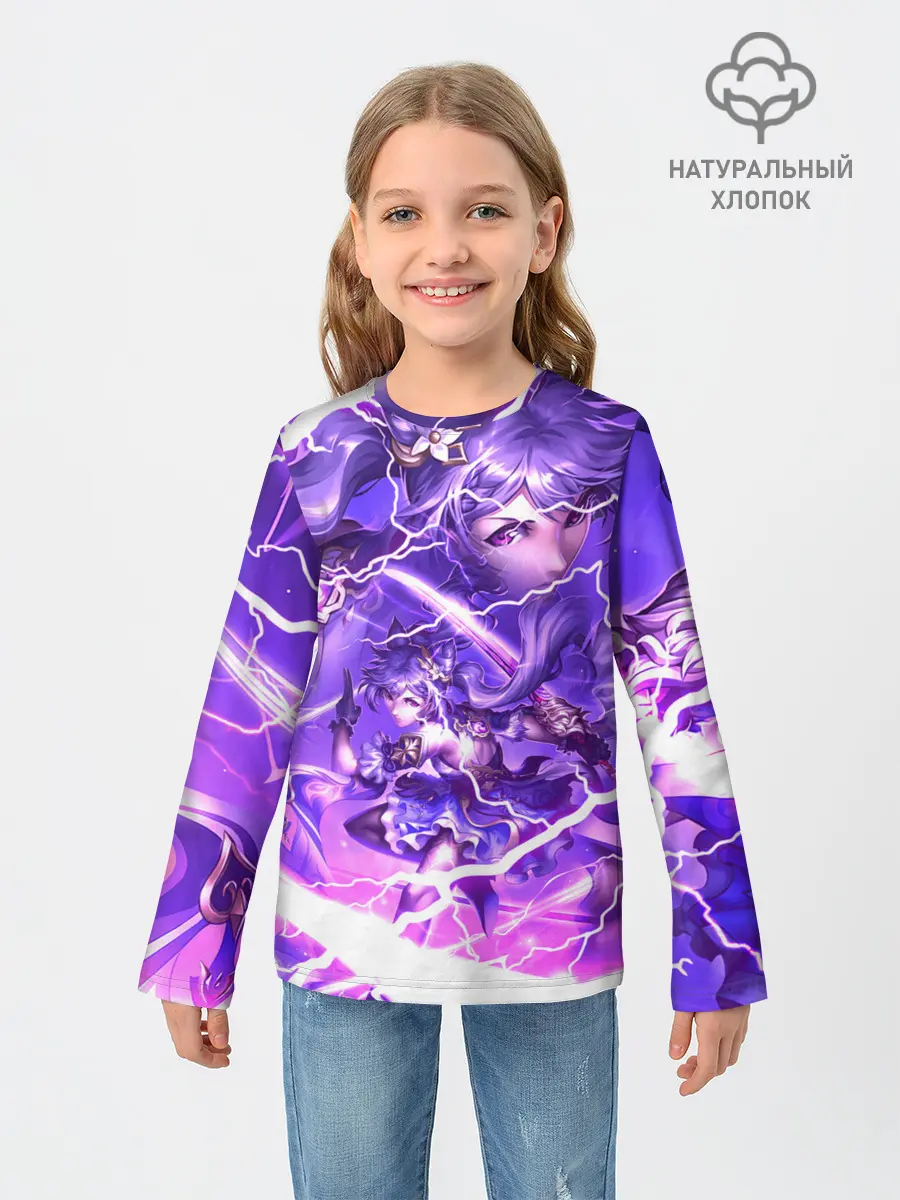 Детский лонгслив / Баал | Genshin Impact | Геншин Импакт