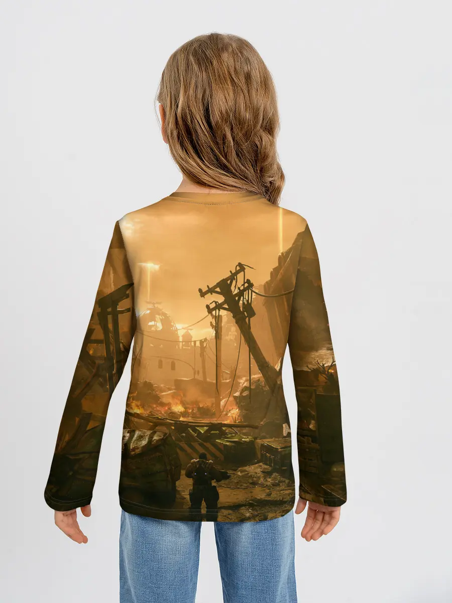 Детский лонгслив / GEARS OF WAR | ШЕСТЕРЕНКИ