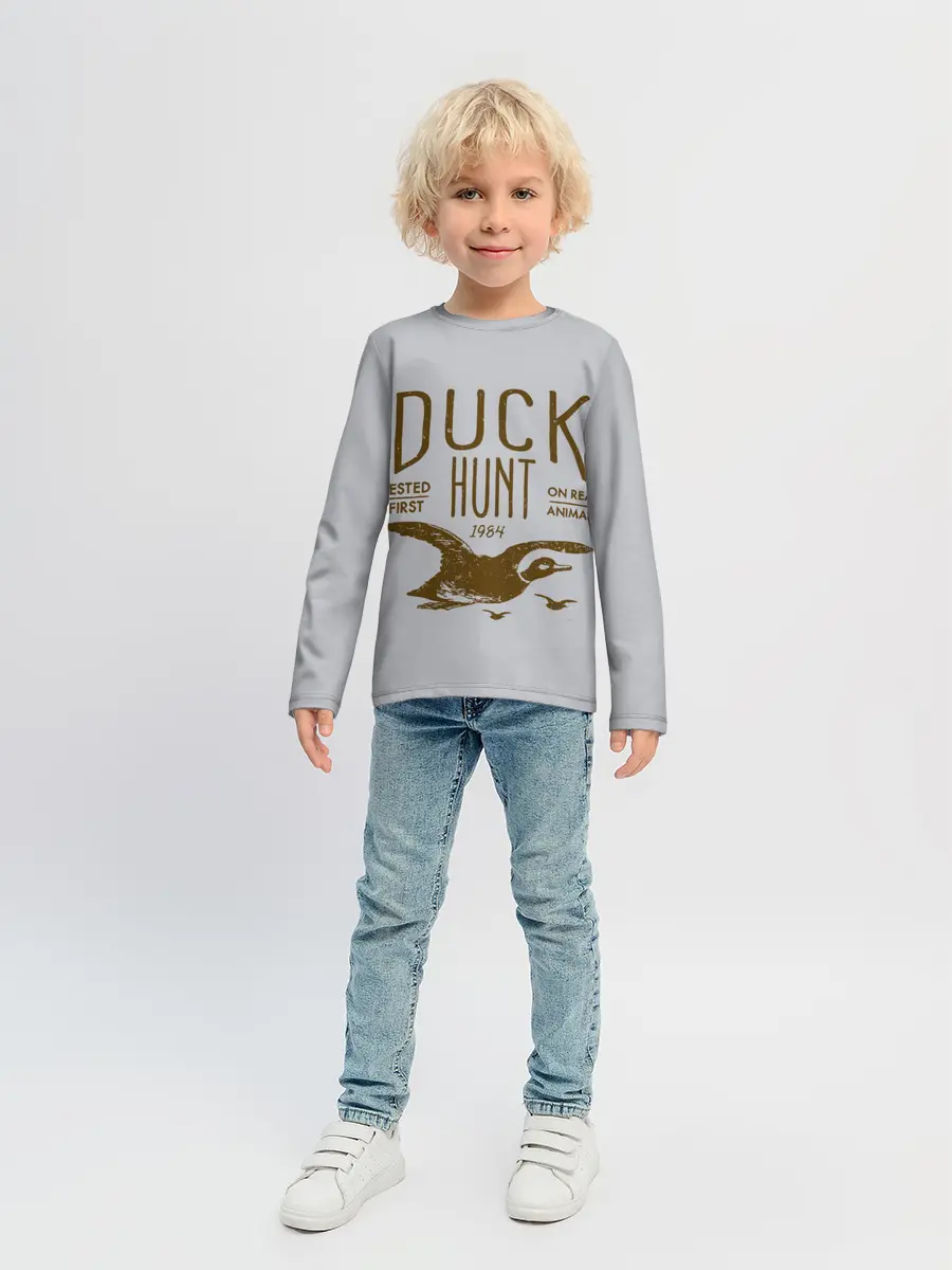 Детский лонгслив / Утиная охота