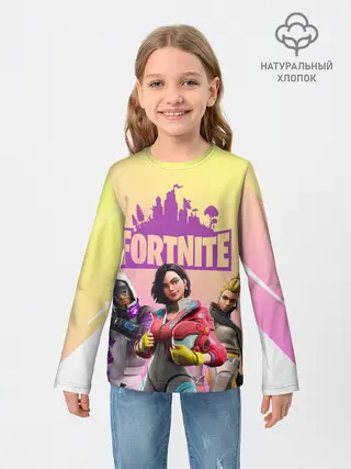 Детский лонгслив / Fortnite Squad