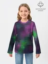 Детский лонгслив / Разноцветный геометрический уз