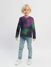 Детский лонгслив / Разноцветный геометрический уз