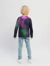Детский лонгслив / Разноцветный геометрический уз