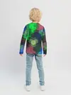 Детский лонгслив / Разноцветный геометрический уз