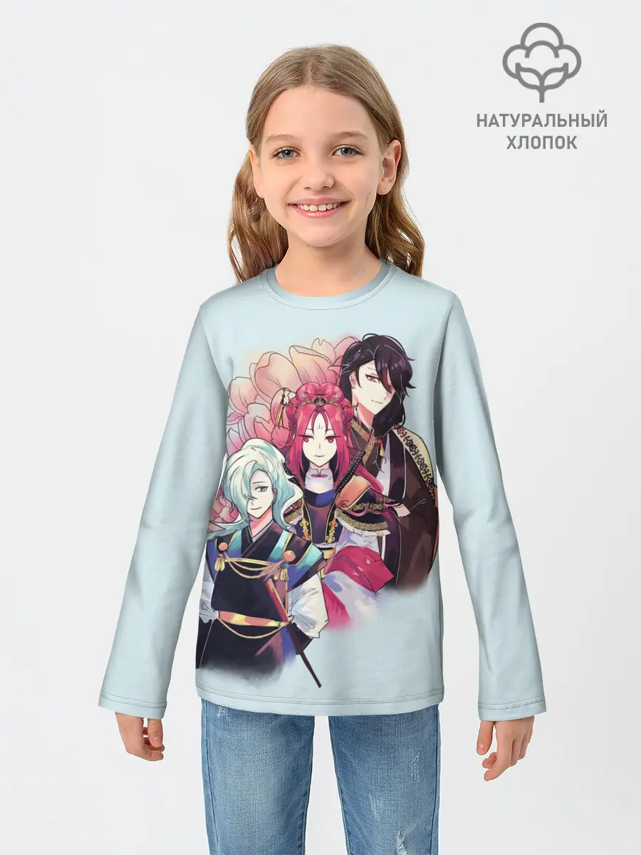 Детский лонгслив / Манхва, Облачный цветок
