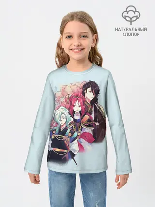 Детский лонгслив / Манхва, Облачный цветок