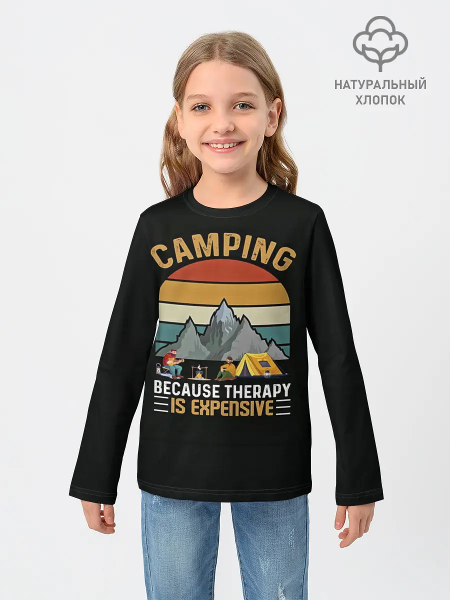 Детский лонгслив / Camping