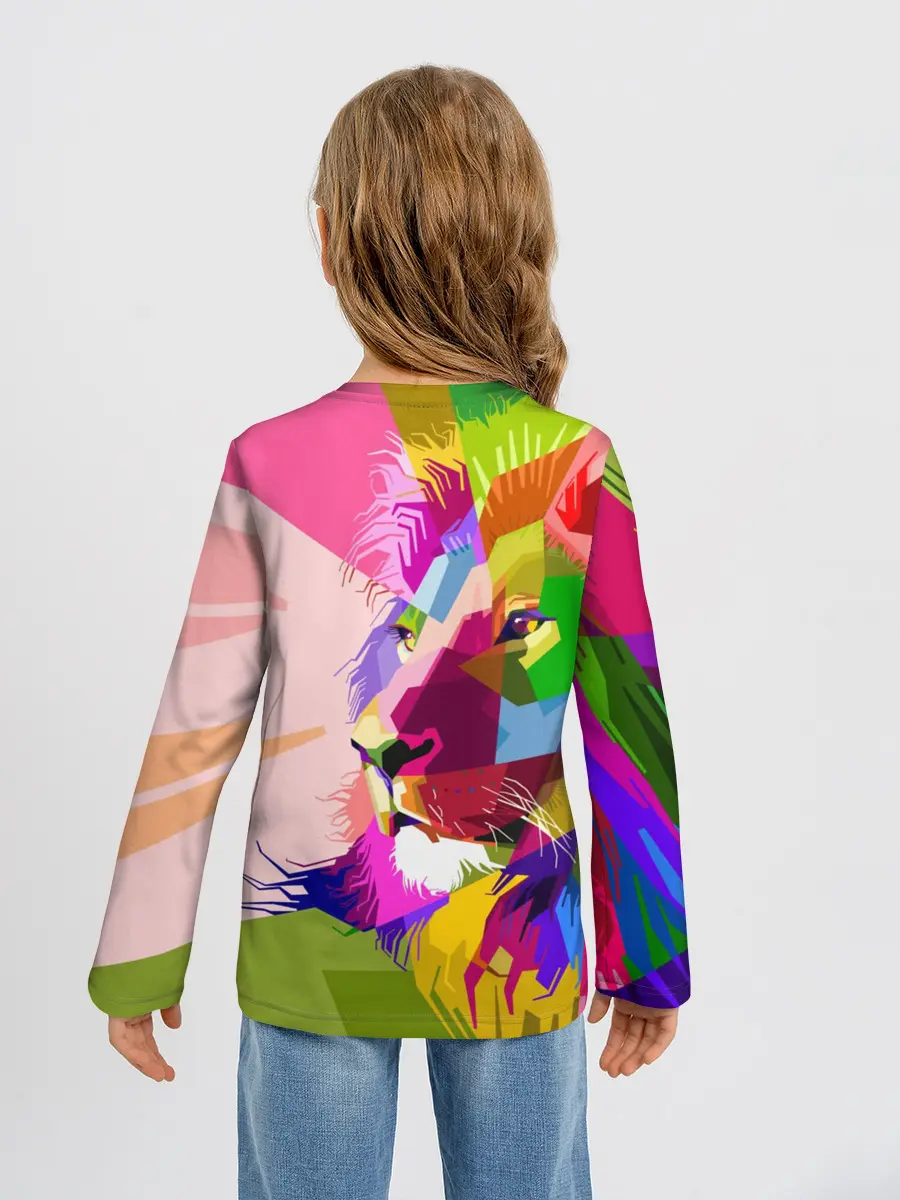 Детский лонгслив / I am the lion king