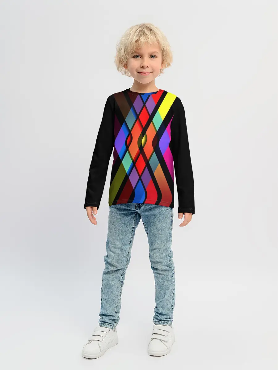Детский лонгслив / Пересечение