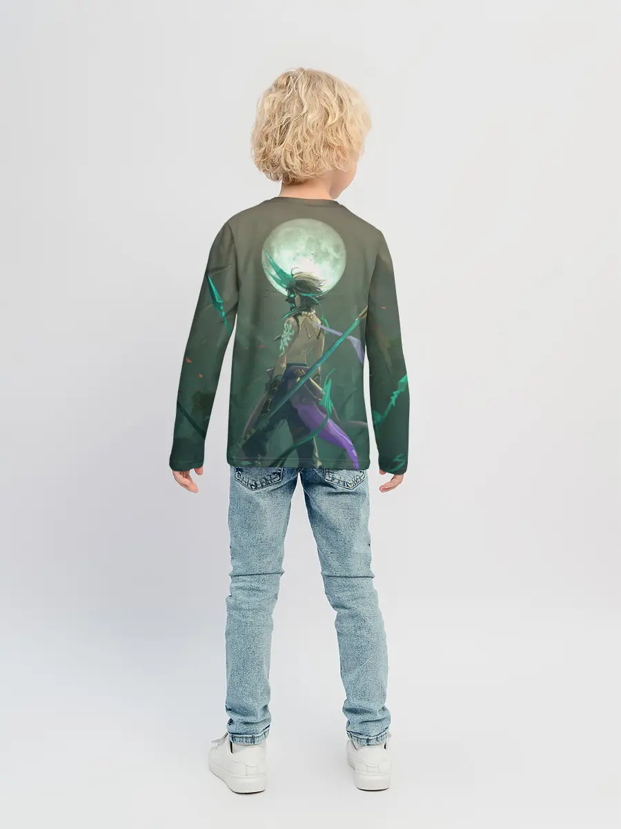 Детский лонгслив / XIAO | СЯО | ПОЛНОЛУНИЕ