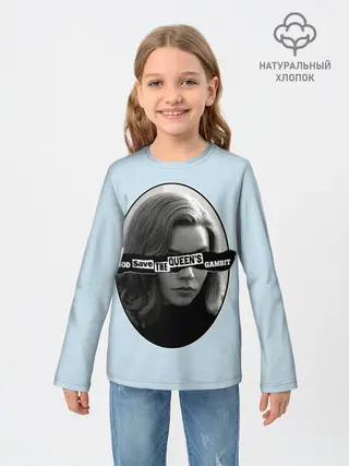 Детский лонгслив / Королева шахмат