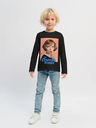 Детский лонгслив / Милая королева