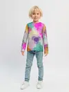Детский лонгслив / Абстрактный разноцветный узор