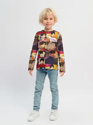 Детский лонгслив / КУРОО ТЕЦУРО / TETSURO