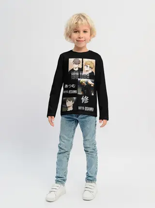 Детский лонгслив / Братья мия мию волейбол