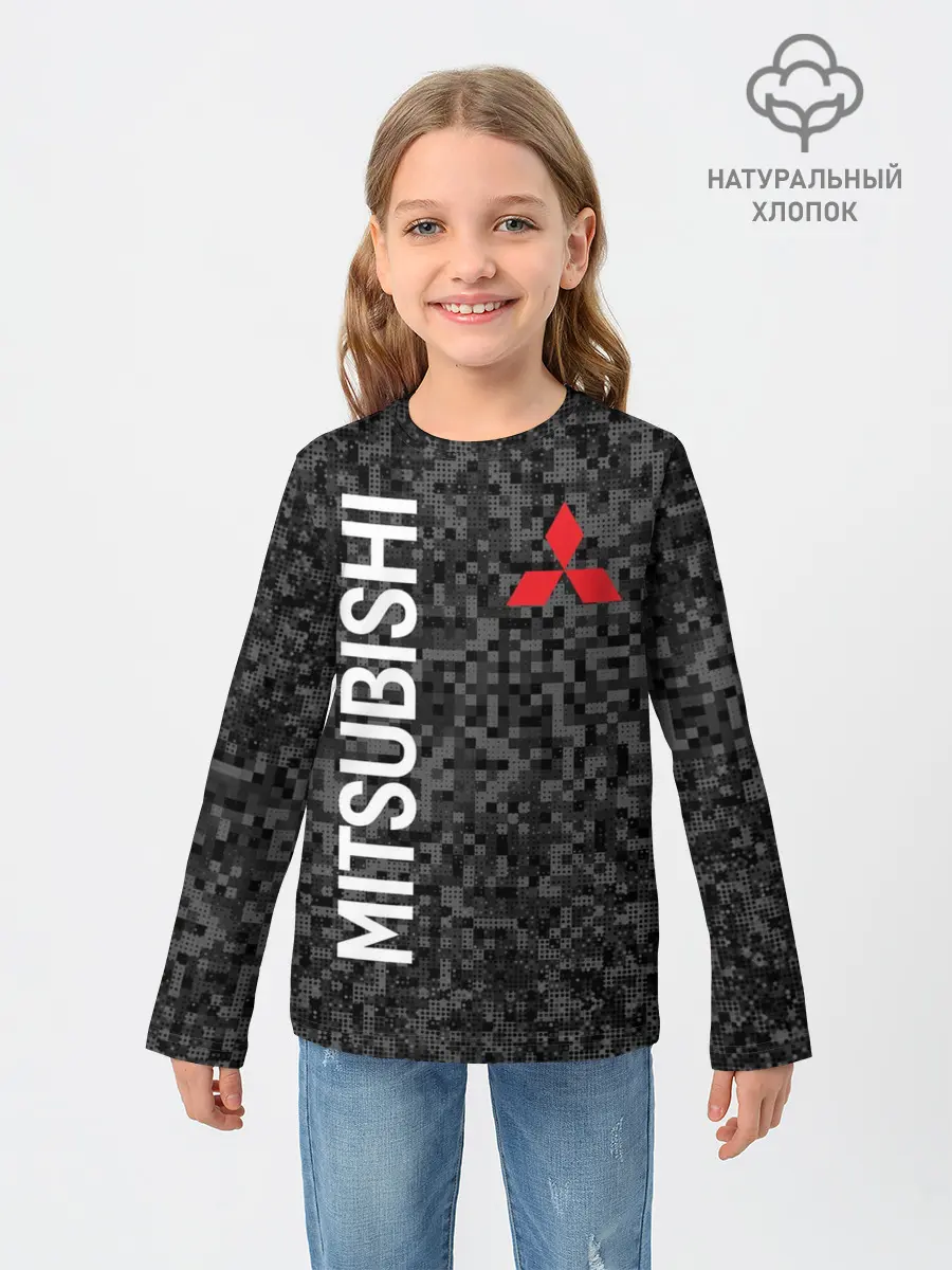 Детский лонгслив / MITSUBISHI Камуфляж
