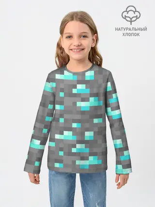 Детский лонгслив / Алмазы