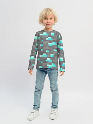 Детский лонгслив / Алмазы