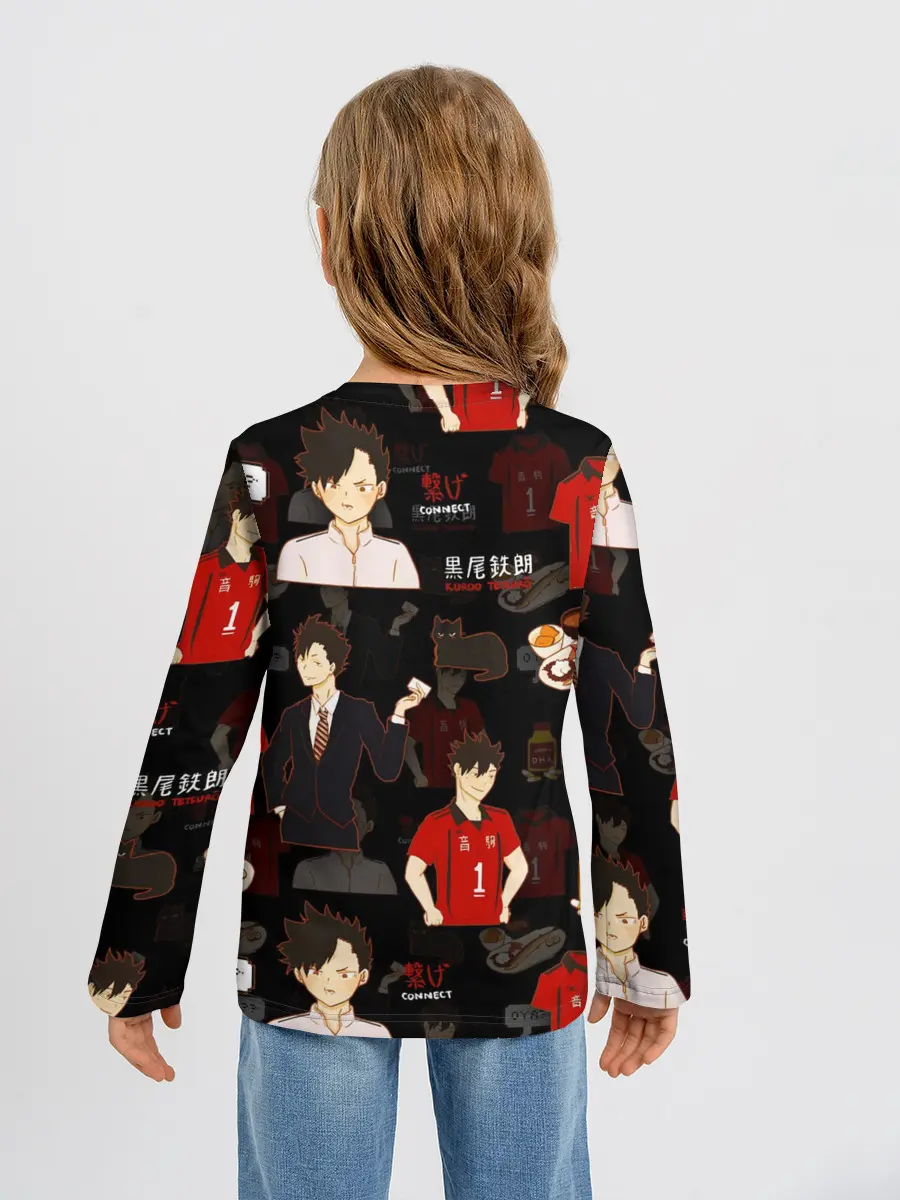 Детский лонгслив / КУРОО ТЕЦУРО / TETSURO
