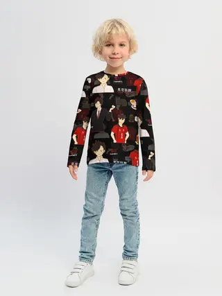 Детский лонгслив / КУРОО ТЕЦУРО / TETSURO