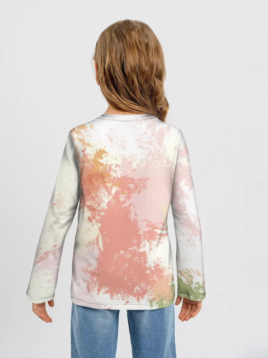 Детский лонгслив / Корзинка фруктов персонажи