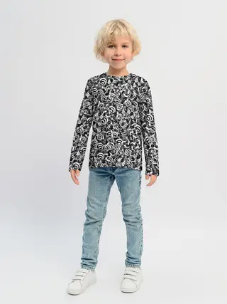 Детский лонгслив / Genshin impact elements