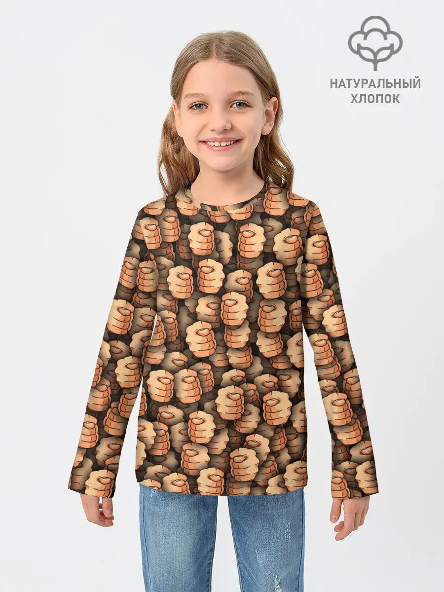 Детский лонгслив / Фиг вам