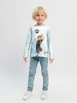 Детский лонгслив / Шоё Хината | Хайкю