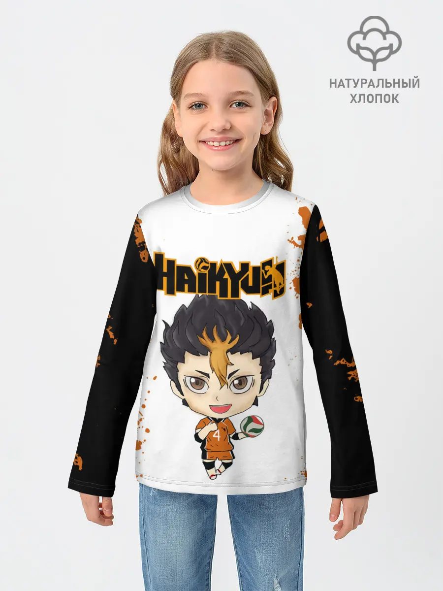 Детский лонгслив / Юу Нишиноя | Nishinoya Yu