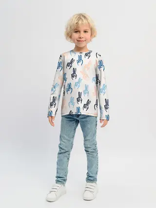 Детский лонгслив / Знаки победы