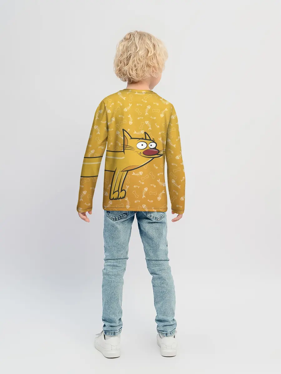 Детский лонгслив / КОТОПЕС | Пес спереди