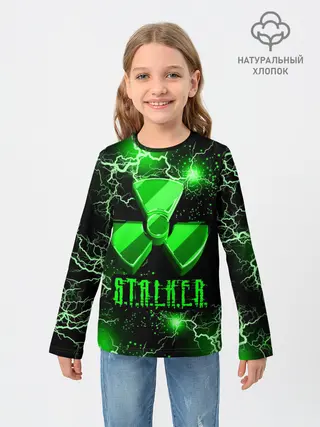 Детский лонгслив / S.T.A.L.K.E.R. NEON МОЛНИЯ