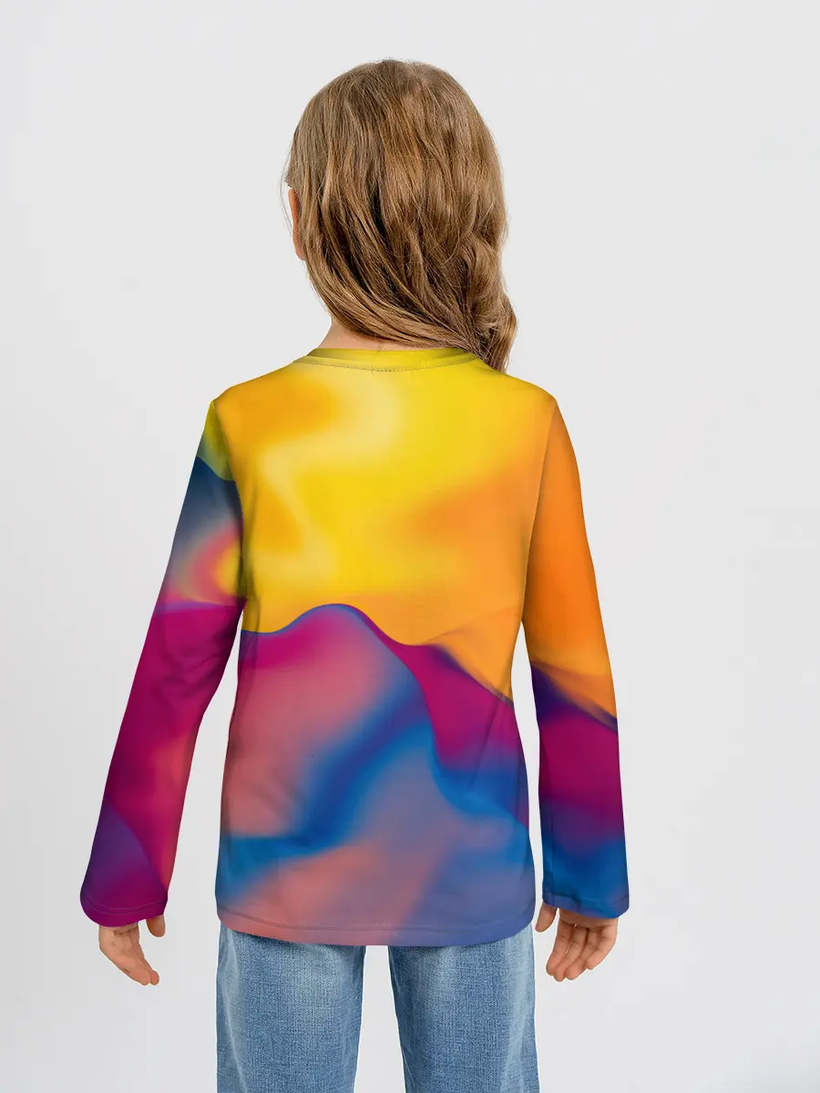 Детский лонгслив / Собака с молнией