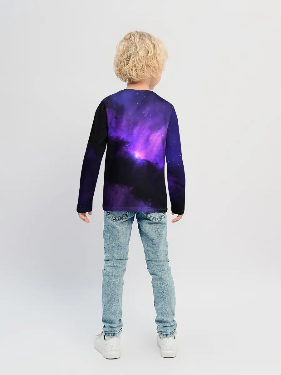 Детский лонгслив / Пикачу прыжок в молниях