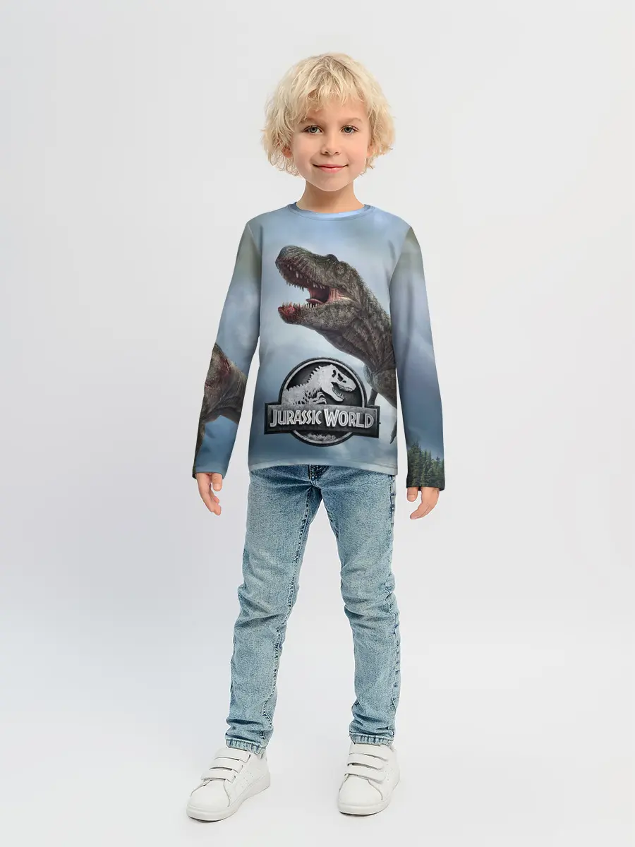 Детский лонгслив / Jurassic World | Мир Юрского периода