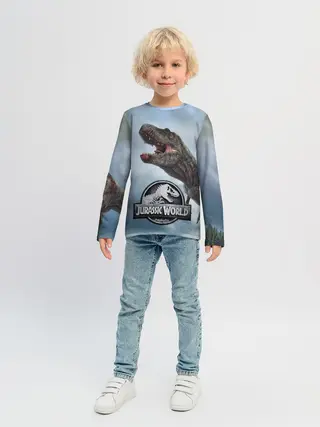 Детский лонгслив / Jurassic World | Мир Юрского периода