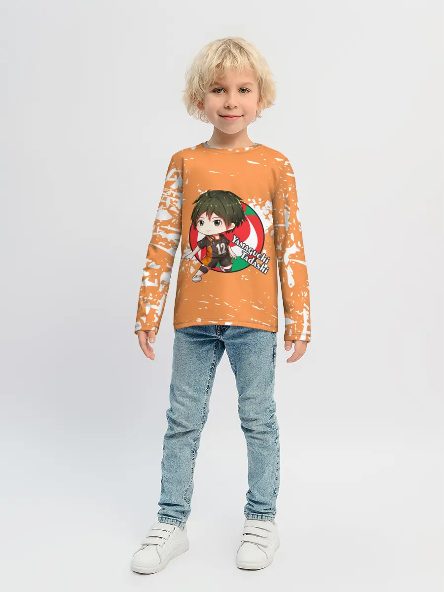 Детский лонгслив / Yamaguchi Tadashi | Haikyu | Волейбол