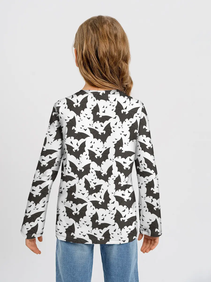 Детский лонгслив / Летучие мыши