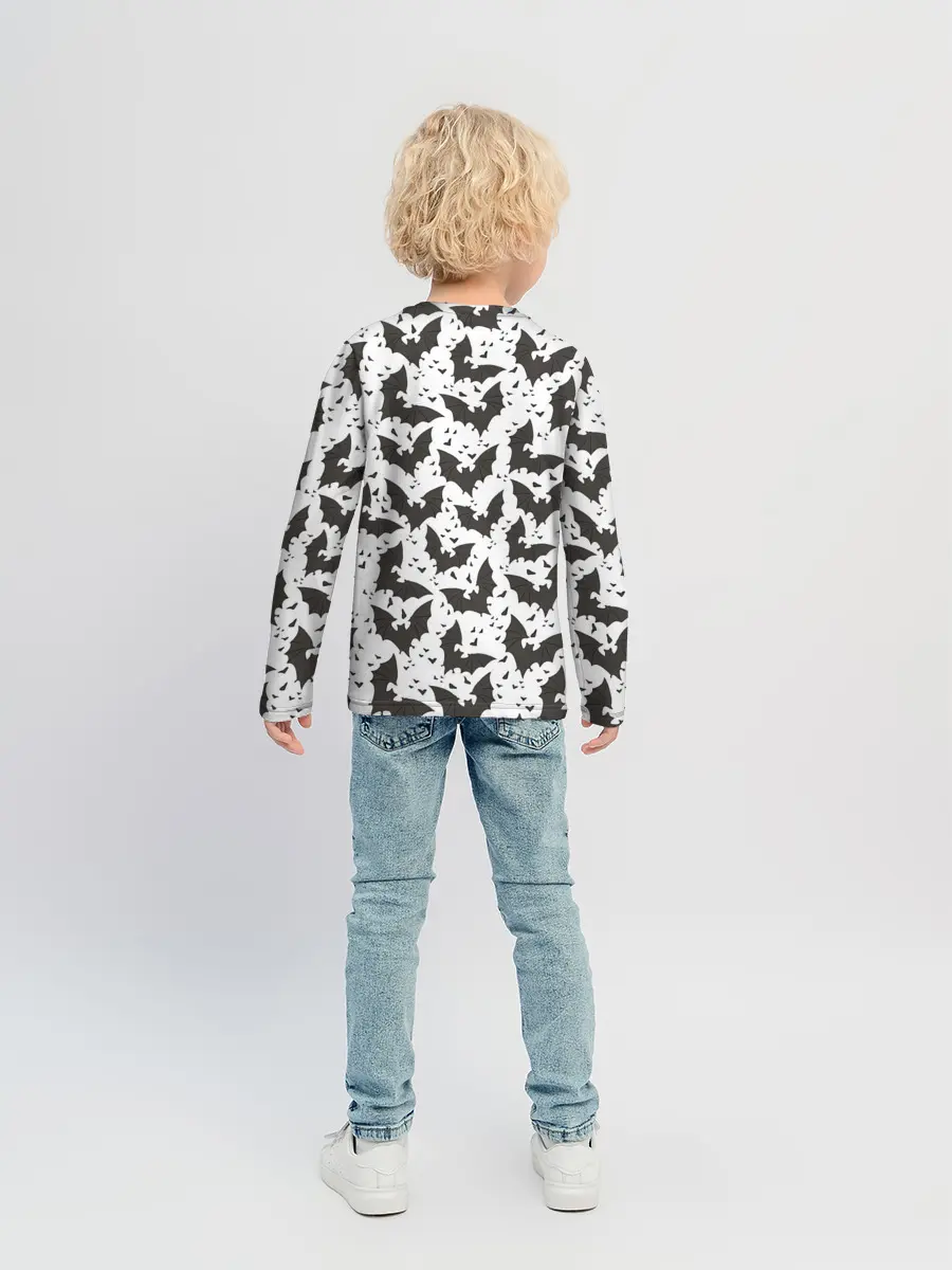 Детский лонгслив / Летучие мыши